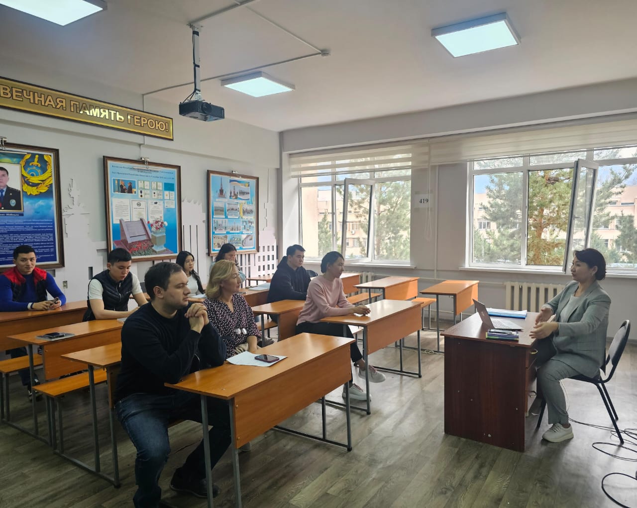 Masters of the 2nd year of the OP "7M04224 Forensic Examination" of the L.N. Gumilyov Eurasian National University undergo a research internship at the Department of Criminal Law, Criminal Procedure and Criminalistics